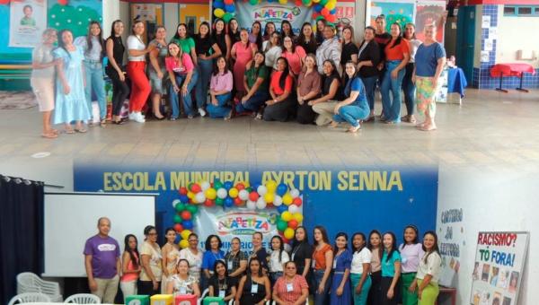 Educação de Pequizeiro realiza o 1º Seminário de Boas Práticas 2025 com participação do CMEI Mãe Tereza H. Ribeiro e Escola Municipal Ayrton Senna