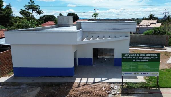 Ampliação do CRAS Beatriz Pires Barros, em Pequizeiro, entra em fase final de conclusão