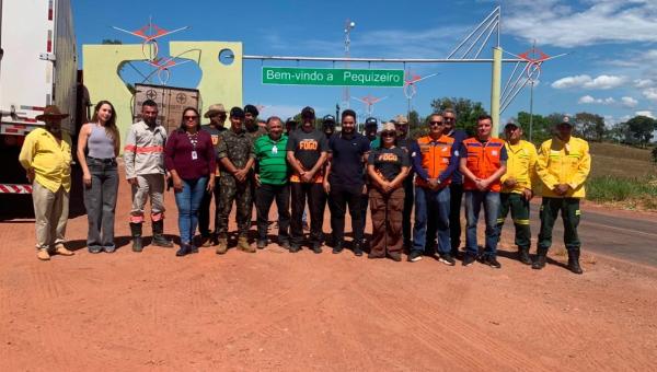 Pequizeiro realiza ação do projeto “Foco no Fogo” com passeata educativa, palestras e panfletagem na zona rural