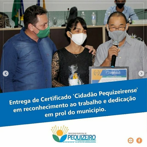 TÍTULO DE CIDADÃO PEQUIZEIRENSE