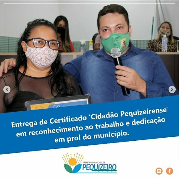 TÍTULO DE CIDADÃO PEQUIZEIRENSE