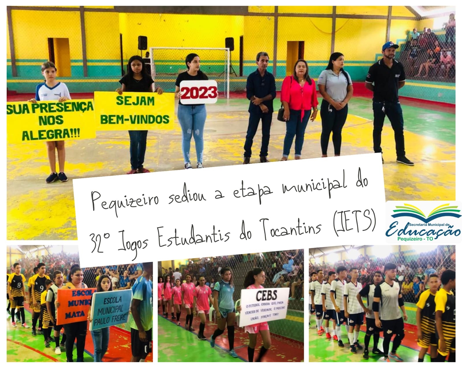 Pequizeiro sediou a etapa municipal do 32° Jogos Estudantis do Tocantins (JETS)
