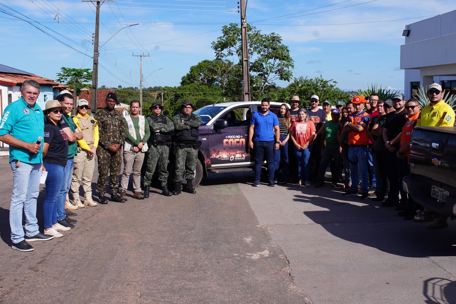 Pequizeiro realiza ação do projeto “Foco no Fogo” com passeata, palestras educativas e panfletagens na zona rural