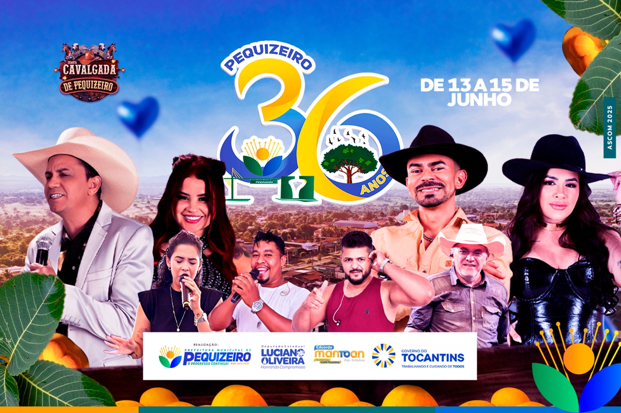 Pequizeiro celebra 36 anos de emancipação política com programação especial e entrada gratuita