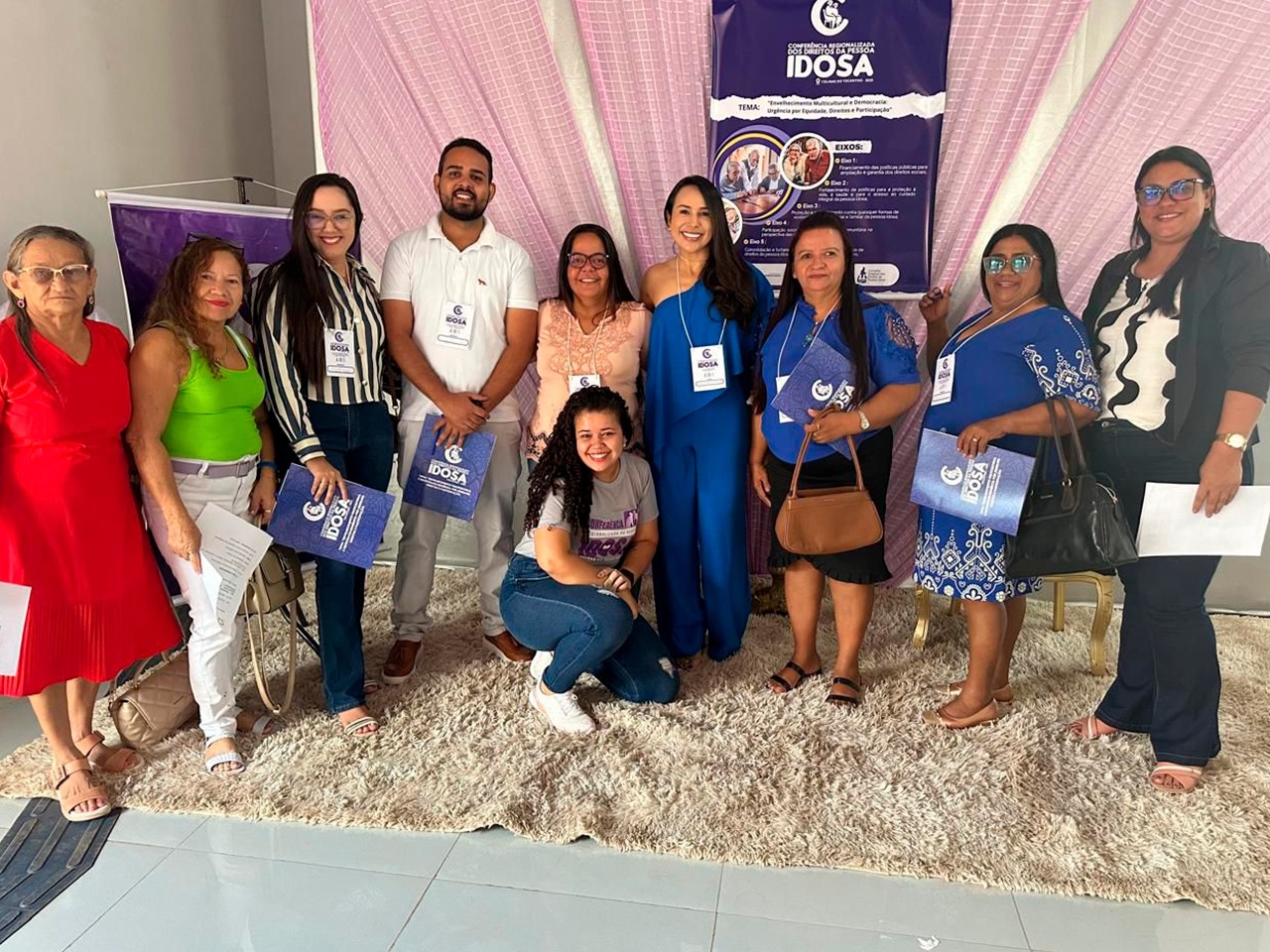 Pequizeiro marca presença na Conferência Regional da Pessoa Idosa em Colinas do Tocantins