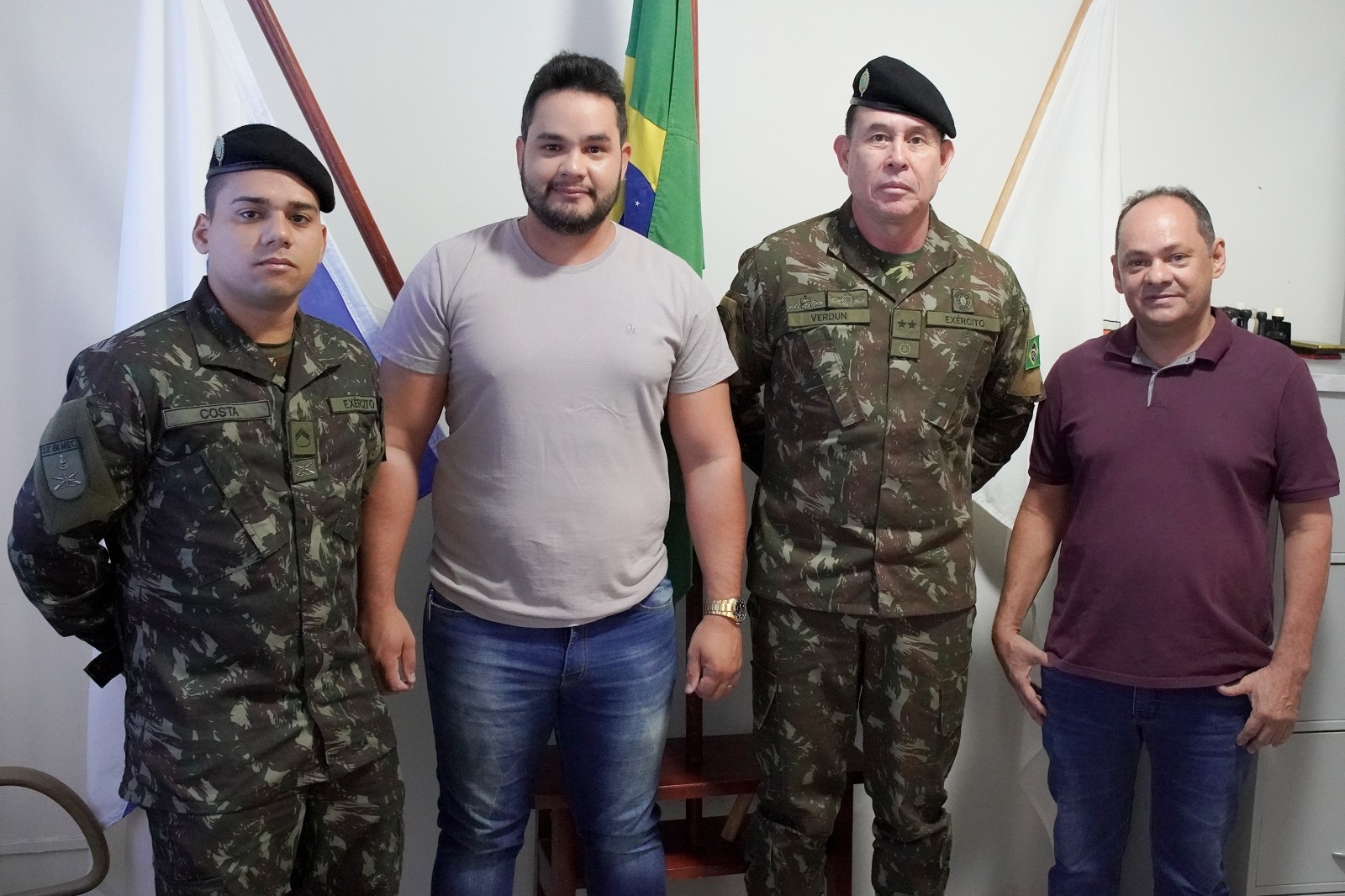 Prefeitura de Pequizeiro firma compromisso de atendimento junto à Junta Militar