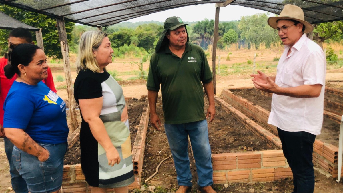 Prefeitura de Pequizeiro fortalece agricultura familiar com a Horta Comunitária